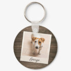 Pet Photo Frame Rustic Wood Personalised