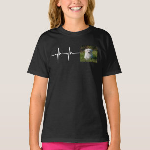 Pet Photo Heartbeat / Add Your Pet Photo T-Shirt