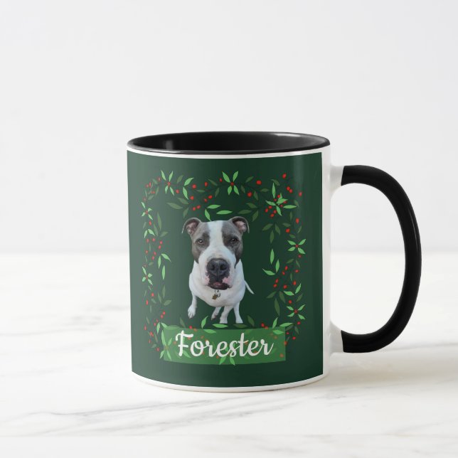 Pet photo holiday gift mug (Right)