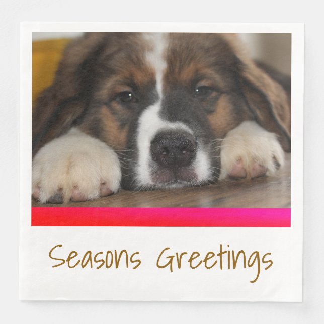 Pet Photo Image Napkin (Front)