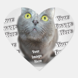 PET Photo ✨ Lovely Custom  Heart Sticker