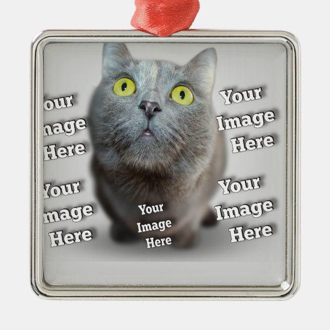 PET Photo ✨ Lovely Custom  Metal Tree Decoration (Front)