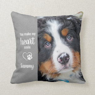 Pet Photo Memorial - Add Your Photo - Dog Photo Cushion