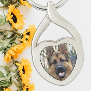 Pet Photo Memorial - Add Your Photo - Dog Photo Key Ring