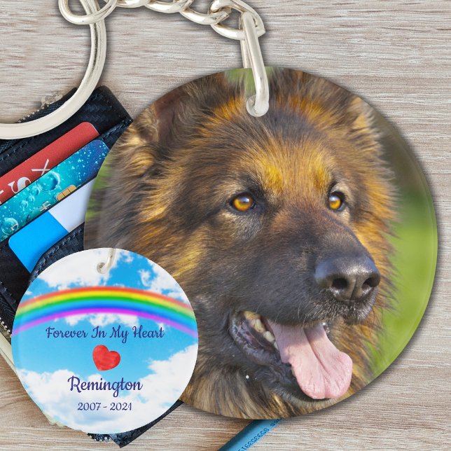 Pet Photo Memorial - Add Your Photo - Dog Photo Key Ring (Creator Uploaded)