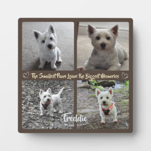Pet Photo Memorial Dog Remembrance Forever Loved Plaque