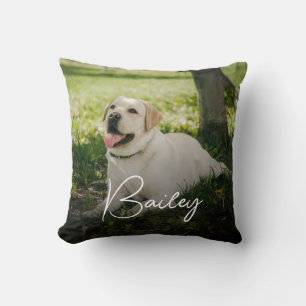 Pet Photo Memorial Name Pillow 