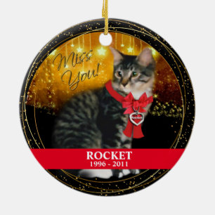 Pet Photo Memorial Ornament