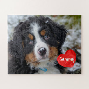 Pet Photo Memorial - Pet Loss Keepsake - Dog Photo Jigsaw Puzzle