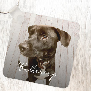 Pet Photo Personalized Key Ring