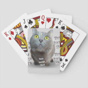 Pet Photo Template Playing Cards