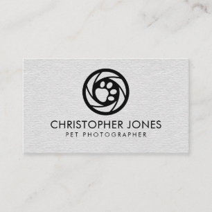 Pet Photographer - Pet Photography Business Card