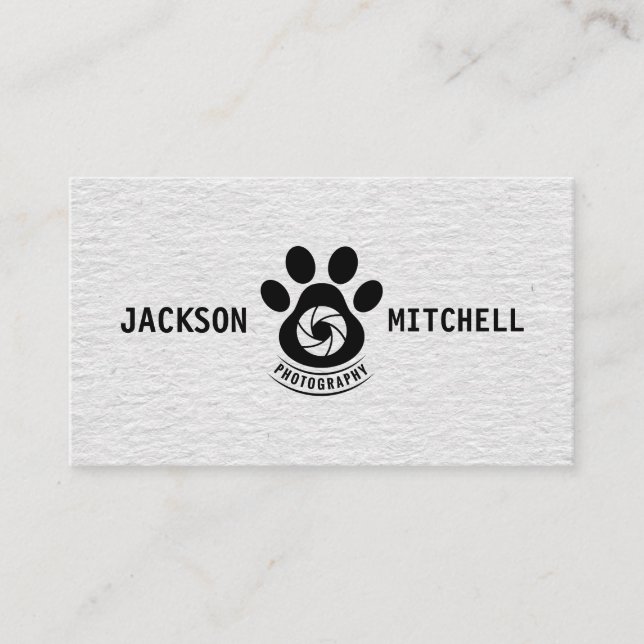 Pet Photographer - Pet Photography Business Card (Front)