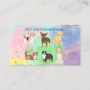 Pet Photographer- Pet Shelter Business Card