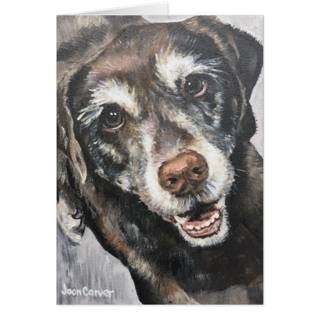 Pet Portrait - Black Lab (Front)