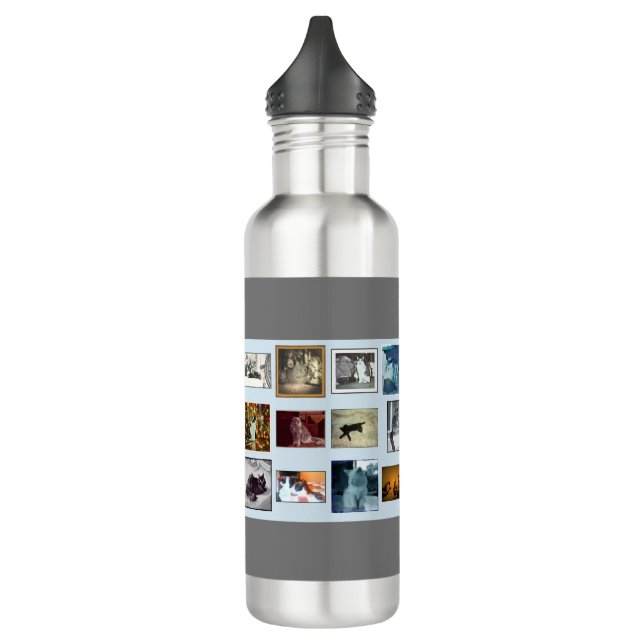 Pet Portraits 710 Ml Water Bottle (Left)