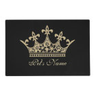 Pet Princess Black and Gold Personalised
