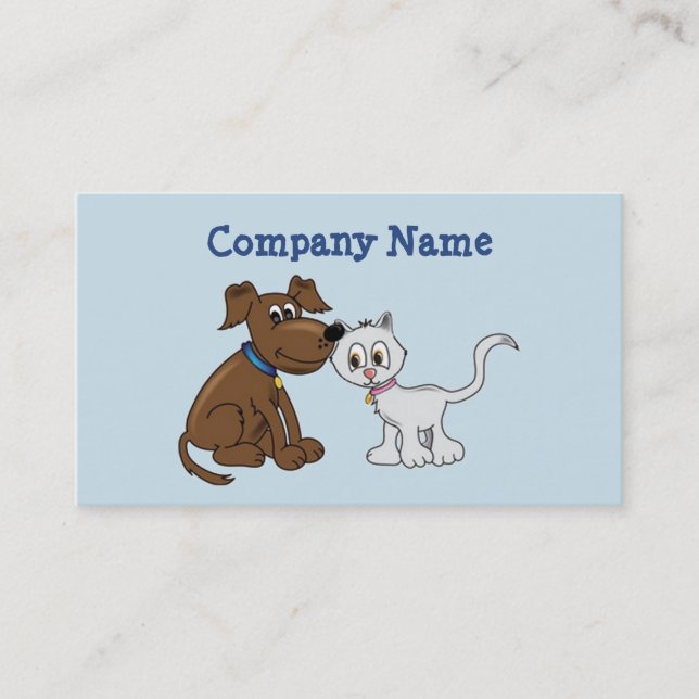 Pet Products & Services Business Card (Front)