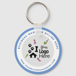 Pet Promotional Giveaways - Dog Business Key Ring