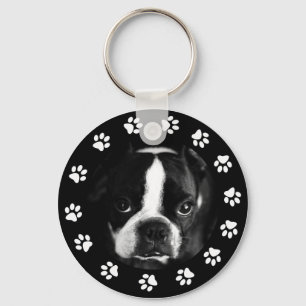 Pet Puppy Dog Photo Paws Personalised Custom Key Ring