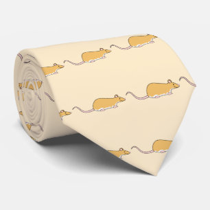 Pet Rat. Cinnamon Berkshire, White Belly. Tie