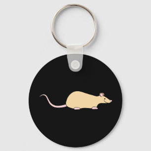 Pet Rat. Fawn. Key Ring