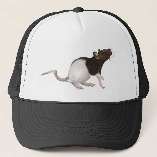 Pet Rat Painting Trucker Hat (Front)