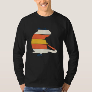 Pet Rat Silhouette Vintage Fancy Rats T-Shirt