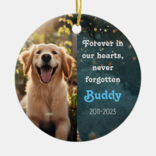 Pet Rememberance Christmas Ceramic Ornament