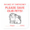 Pet Rescue Sticker