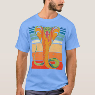 Pet Retro Cobra Reptile Lover Animal Snake T-Shirt