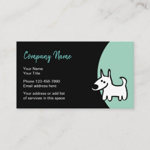 Pet Services Stylish Design Business Card
