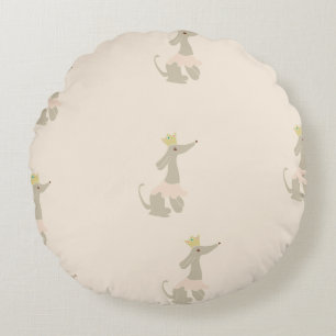 Pet-shaped cushion. round cushion