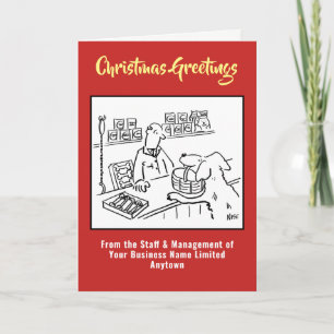 Pet Shop or Pet Store Christmas Card