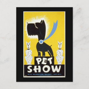 Pet Show Postcard