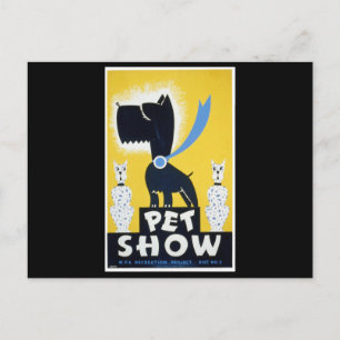 Pet Show Postcard