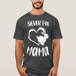 Pet Silver Fox Mama Rabbit Owner Mother Women Girl T-Shirt