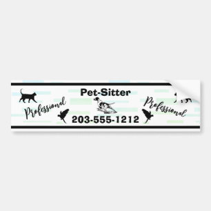 Pet-Sitter Bumper Sticker -  HAMbyWG