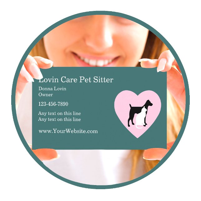Pet Sitter Business Cards (Creator Uploaded)