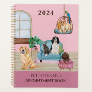 Pet Sitter Business Office Appointment Diary  Planner