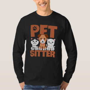 Pet Sitter Dog Graphic Pet Sitting Animal   Dogs C T-Shirt