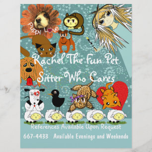 Pet Sitter Flyer