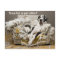 Pet Sitter Great Dane on Chewed Sofa Postcard