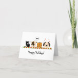 Pet Sitter Holiday Card<br><div class="desc">Non-denominational holiday card for pet sitters and pet lovers.</div>