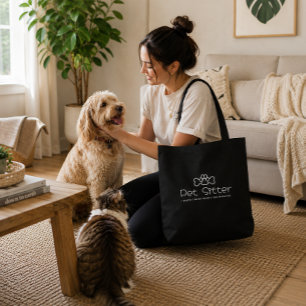 Pet Sitter - I Babysit When There's Fur Involved Tote Bag
