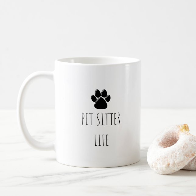 Pet Sitter Life Coffee Mug (With Donut)