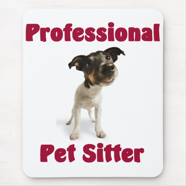 Pet Sitter Mousepad (Front)