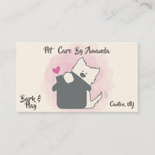 Pet Sitter Rover Dog Boarding Business Cards