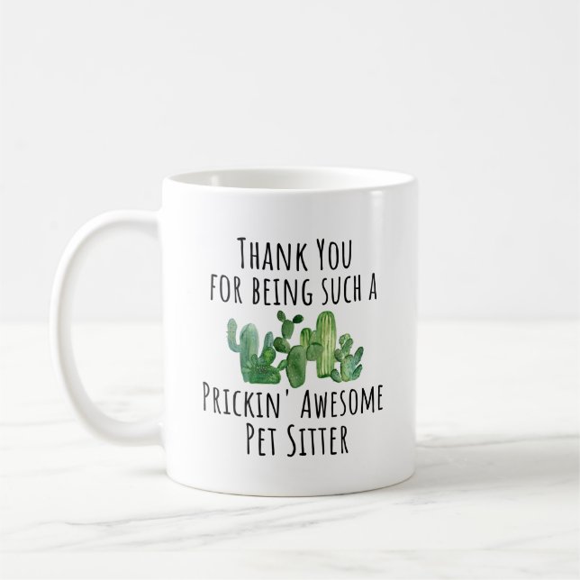 Pet Sitter Walker Coffee Mug (Left)