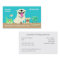 Pet Sitters Business Card-blue/green Business Card
